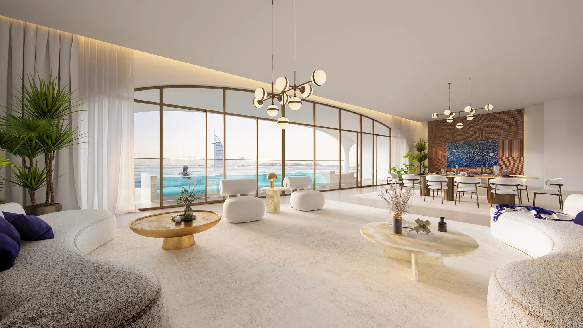 4 bed duplex corner unit in Ocean House Palm Jumeirah - 13