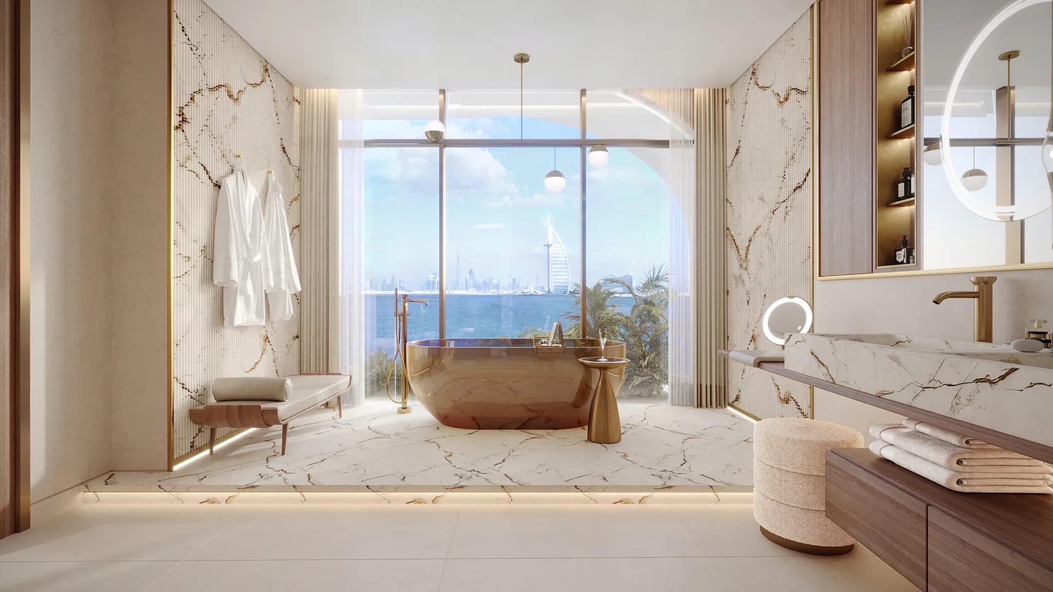 4 bed duplex corner unit in Ocean House Palm Jumeirah - 19