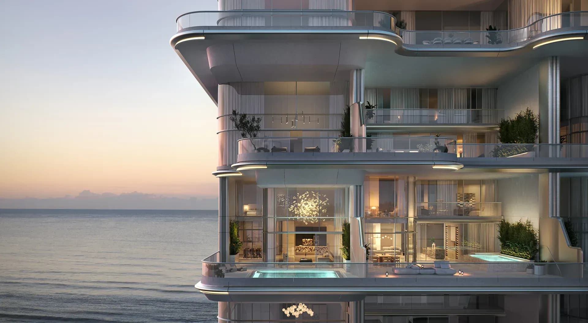 4-bedroom triplex penthouse at ORLA, Palm Jumeirah